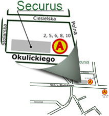 Mapa Securus - Agencja ubezpiecze